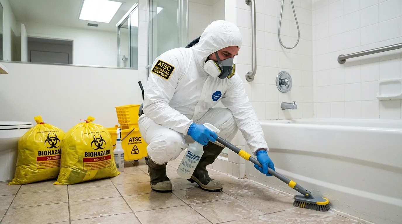 Decontamination equipment deployed for Blood Cleanup in Lakemoor